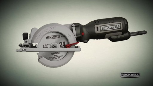 Rockwell Compact Circular Saw, 4-1/2-in - image 3 from the video